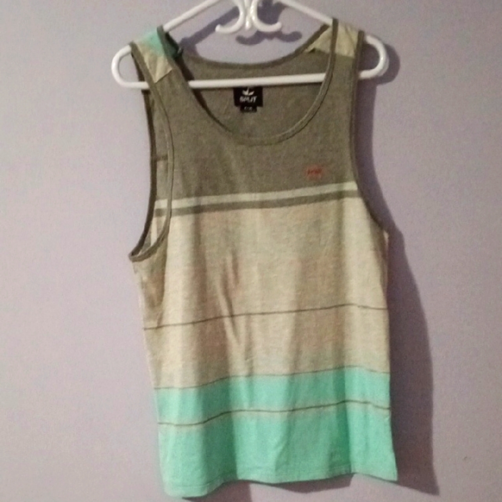 Split ,Salt Life Striped Tank Top